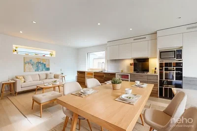 Salon; lumière naturelle, style moderne, parquet