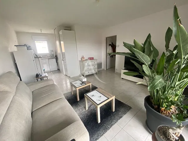 Living room; tile floor, natural light