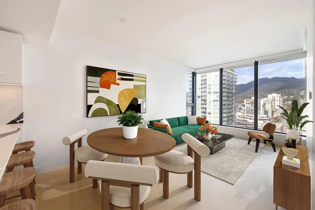 Living room; view, modern style, natural light
