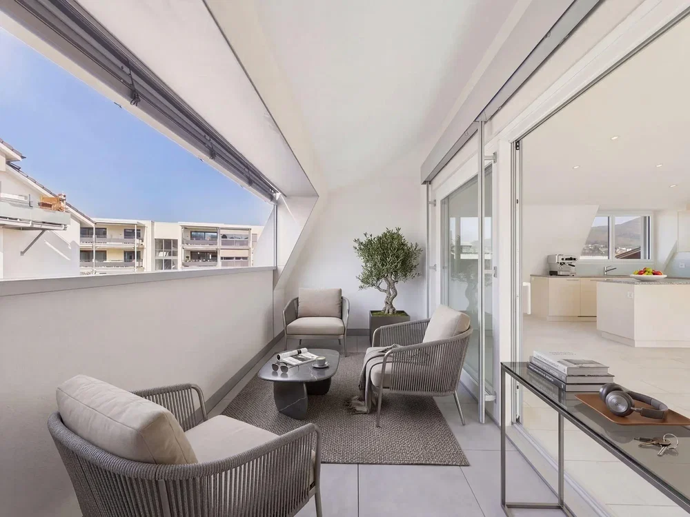 Terrazza; vista, luce naturale