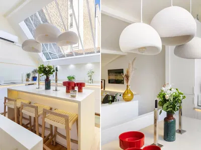 Keuken; moderne stijl, natuurlijk licht, gerenoveerd