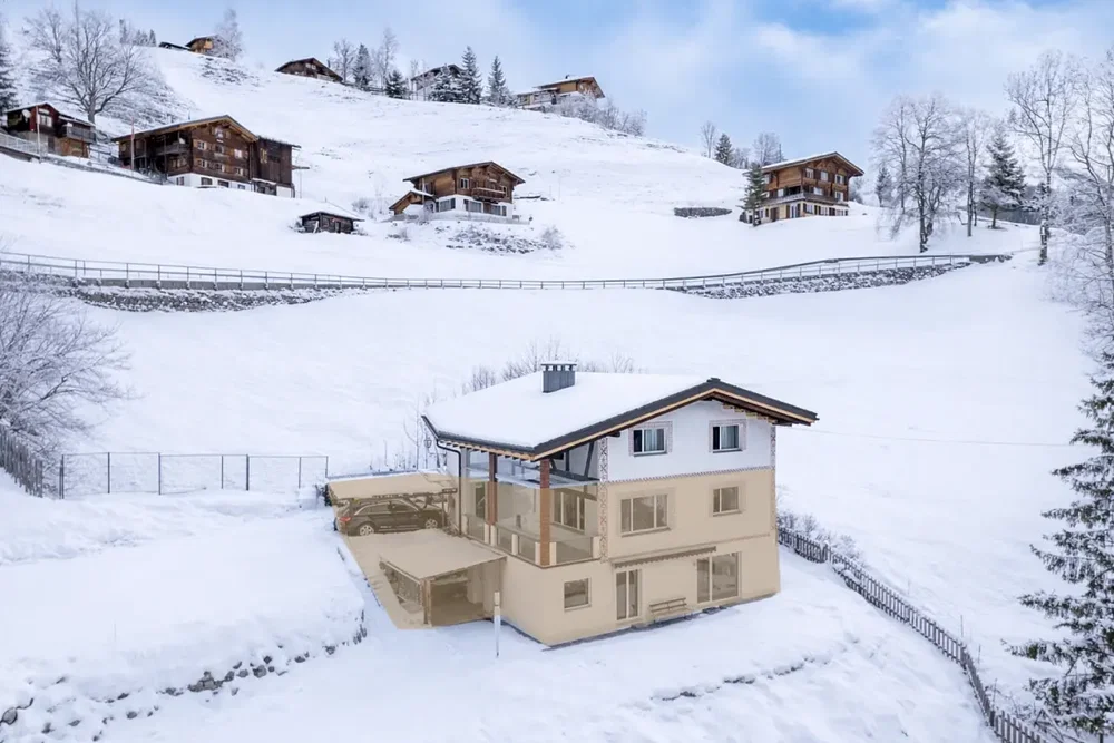 Haus und umgebung; blick