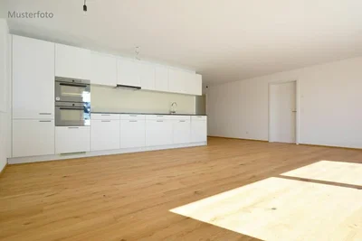 Küche; küchengeräte, holzboden, tageslicht, moderner stil