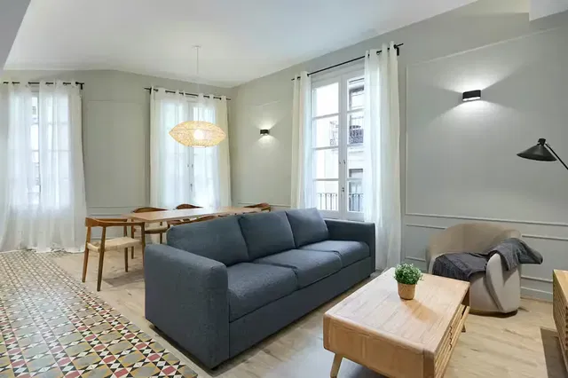 Living room; natural light, modern style