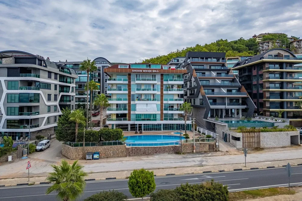 Maison et environs; vue