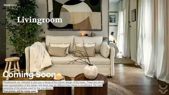 Living room; natural light, modern style