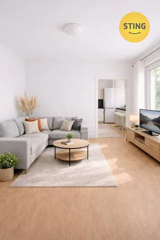 Obývací pokoj; přirozené světlo, moderní styl, dřevěná podlaha