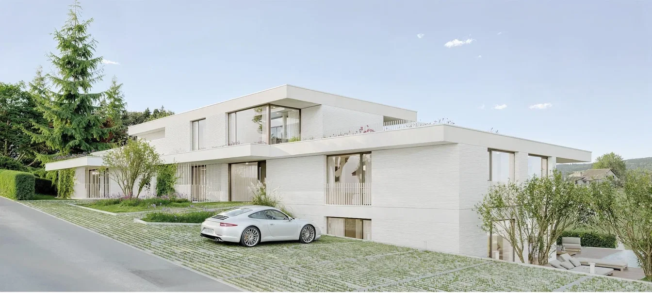 Haus und umgebung; blick