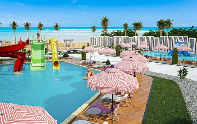 House and surroundings; view, natural light