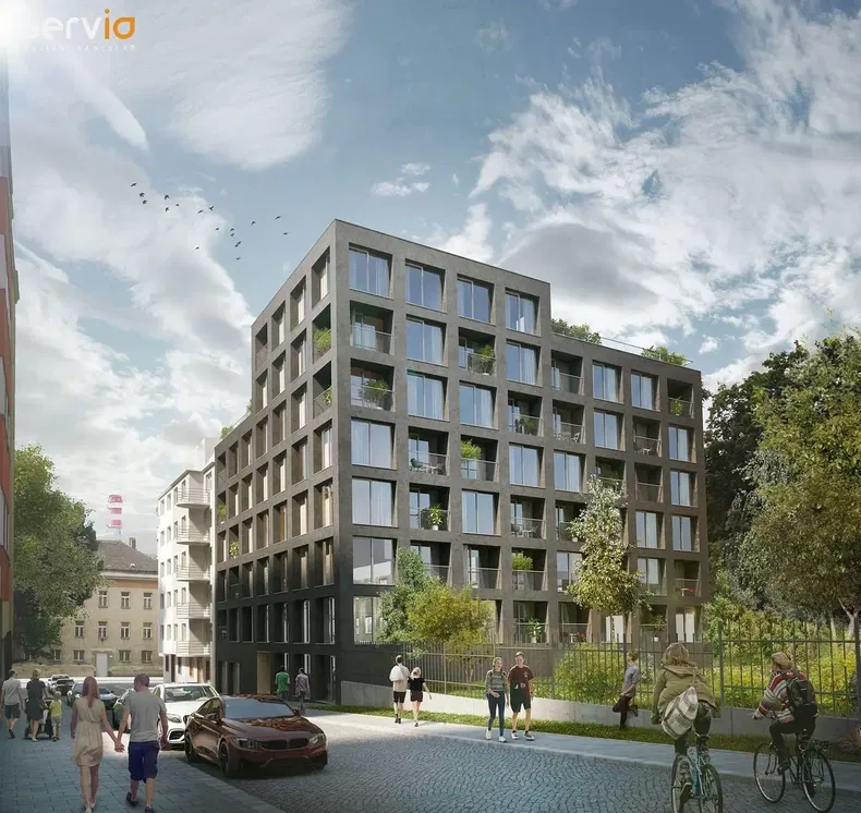 Maison et environs; vue