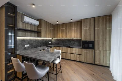 Kuchyně; kuchyňské spotřebiče, po rekonstrukci, přirozené světlo, moderní styl