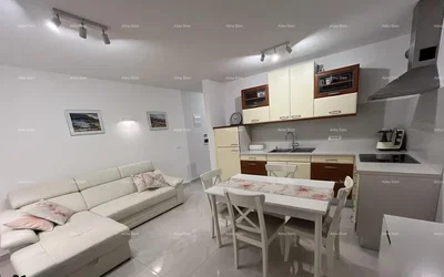 Dnevna soba; pločice, prirodno svjetlo, moderni stil, kuhinjski aparati