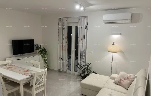 Living room; natural light, modern style, tile floor