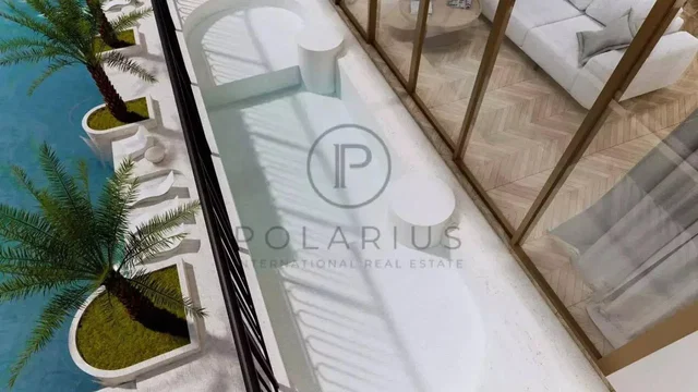 Sala de estar; vista, chão de madeira