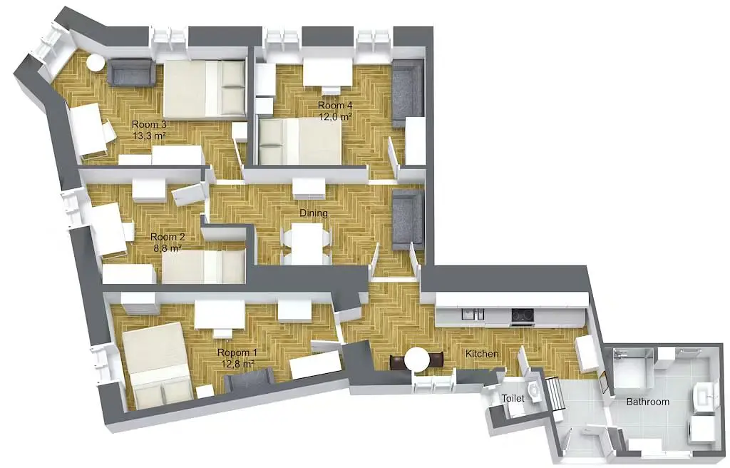 غرفة معيشة