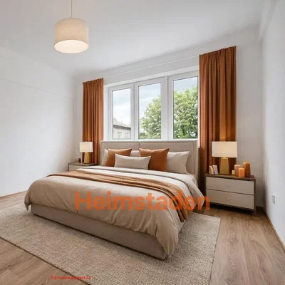 Schlafzimmer; holzboden, tageslicht, moderner stil