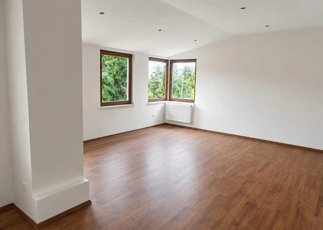 Wohnzimmer; holzboden, tageslicht, renovierungsbedürftig