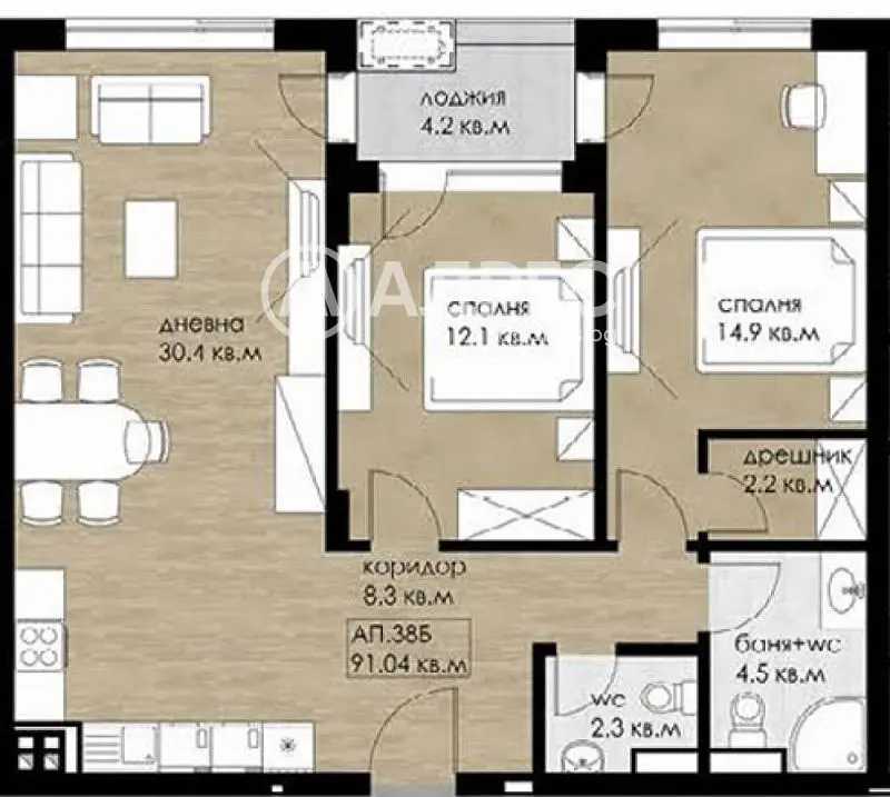 Woonkamer