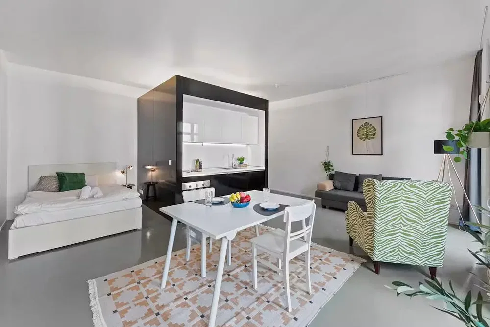 Wohnzimmer; tageslicht, moderner stil