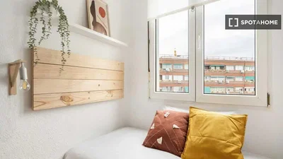 Schlafzimmer; tageslicht, blick