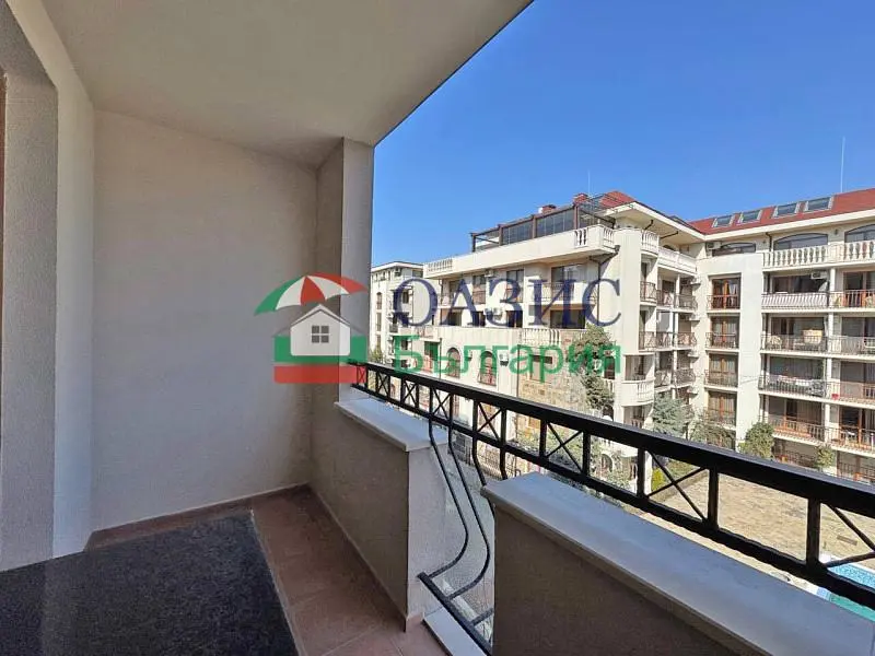 Balcony; view, tile floor, natural light