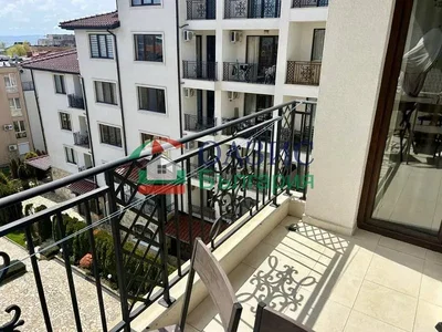 Balcony; view, tile floor