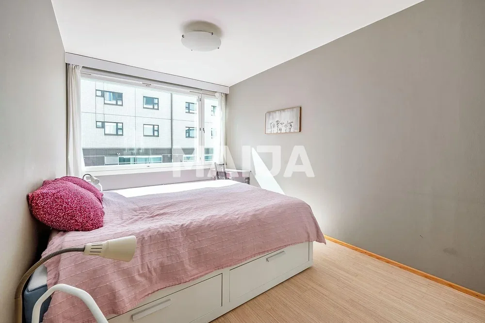 Bedroom; natural light, wood floor