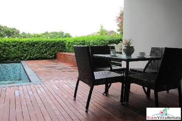 Terrace; natural light, wood floor