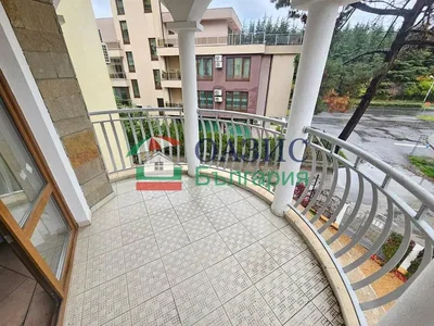 Balcony; tile floor, view
