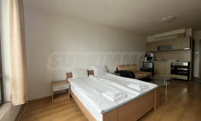 Bedroom; wood floor, natural light