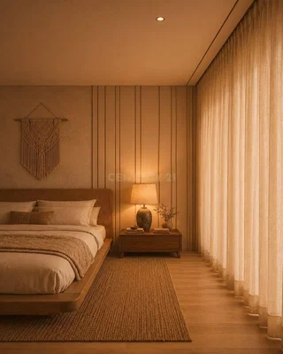 Schlafzimmer; rustikaler stil, holzboden, tageslicht, renoviert