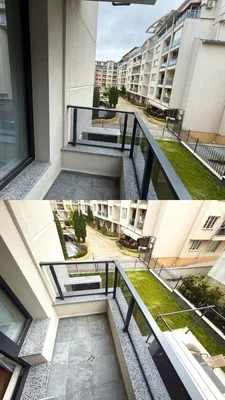 Balcony; view, natural light
