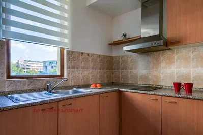 Kitchen; kitchen appliances, natural light, view