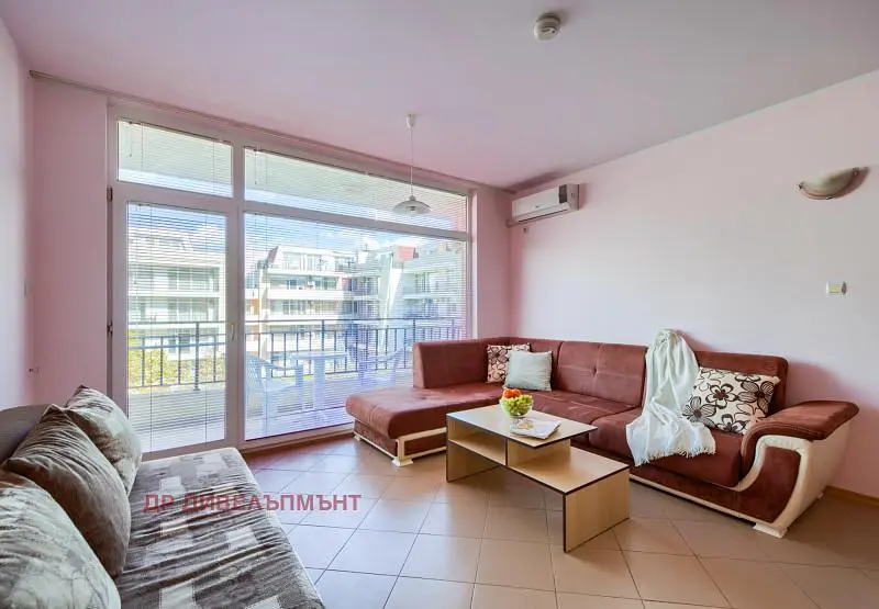 Living room; tile floor, natural light