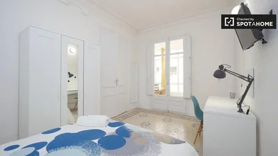 Schlafzimmer; tageslicht, fliesenboden