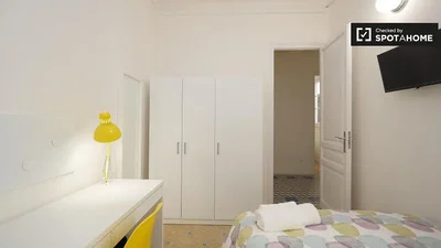 Schlafzimmer; tageslicht, moderner stil