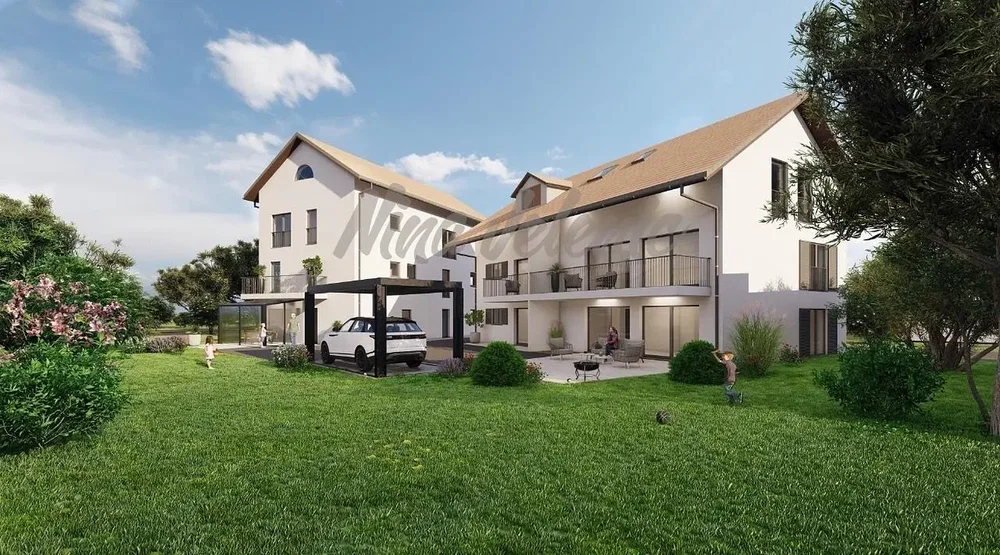 Haus und umgebung; tageslicht, blick