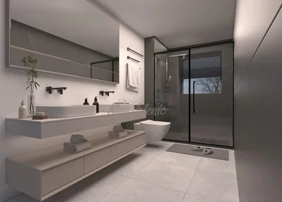 Badezimmer; renoviert, fliesenboden, tageslicht