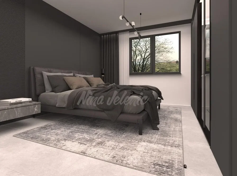 Schlafzimmer; tageslicht, moderner stil