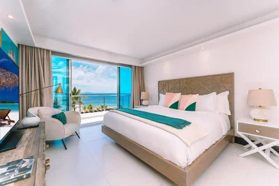 Chambre; vue, lumière naturelle, style moderne