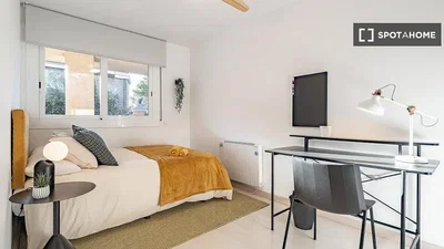 Schlafzimmer; tageslicht, moderner stil