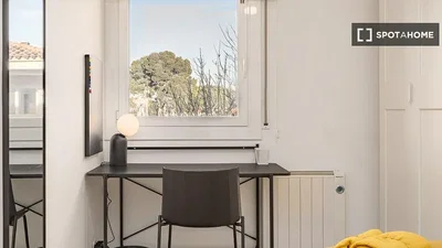 Schlafzimmer; tageslicht, blick