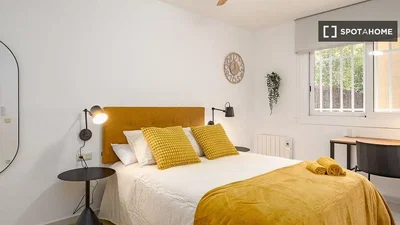 Schlafzimmer; tageslicht, moderner stil