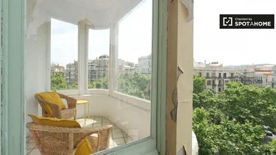 Balkon; blick, tageslicht