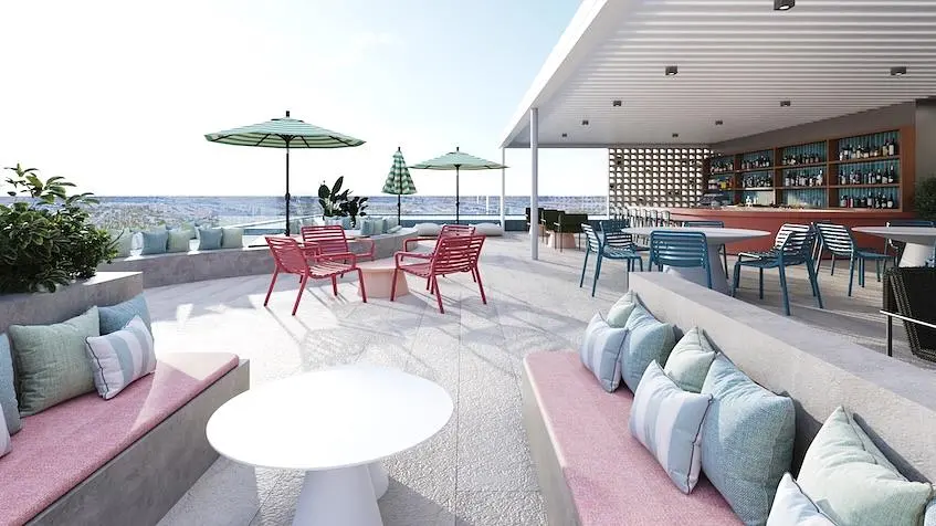 Terrazza; vista, luce naturale