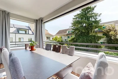 Wohnzimmer; blick, tageslicht