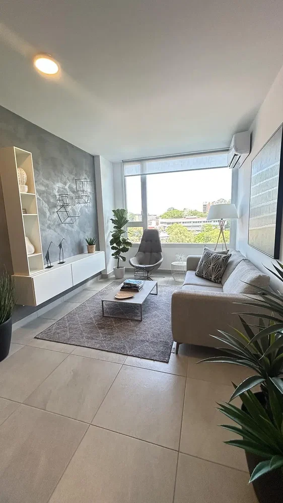 Дневна соба; природно светло, модерни стил, плочице