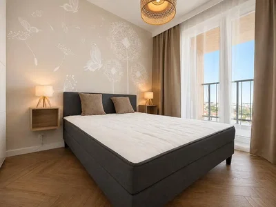 Chambre; parquet, lumière naturelle, style moderne