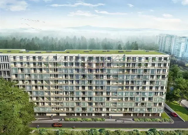 Maison et environs; vue