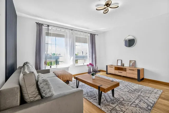 Soggiorno; luce naturale, stile moderno, pavimento in legno